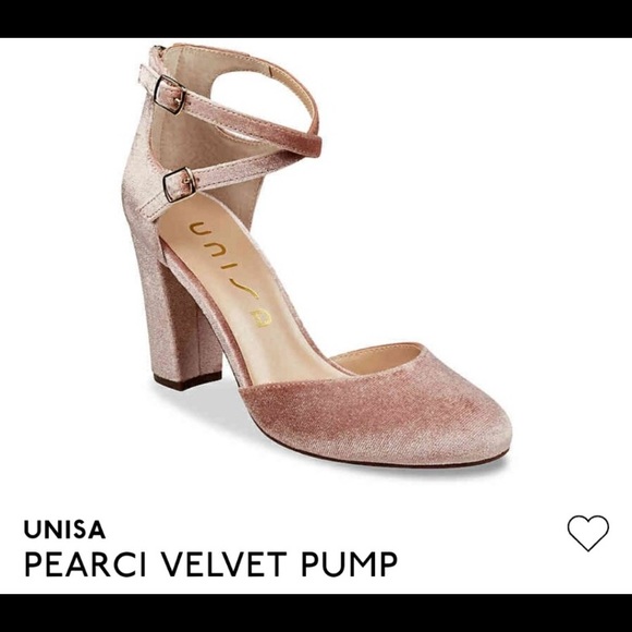 Unisa Shoes - 💖NWT Unisa Pearci Blush Velvet Pump